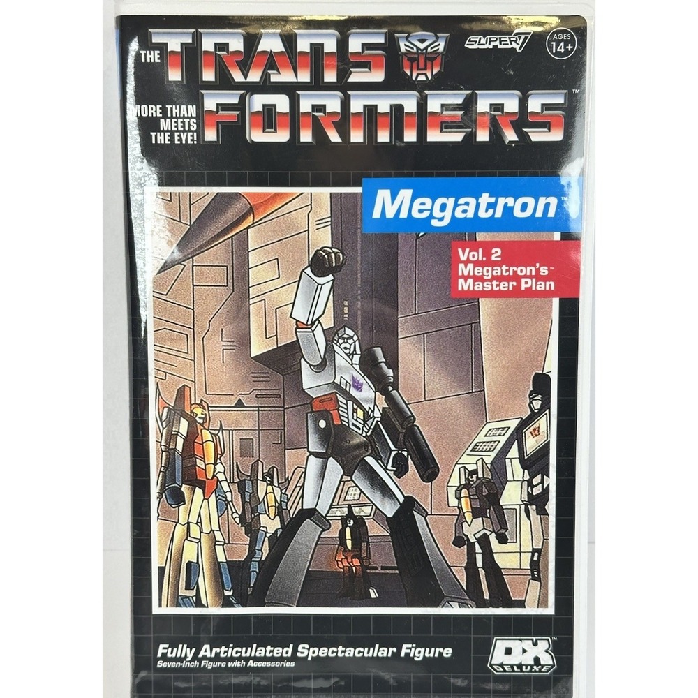 Super7 Transformers Megatron Vol 2 Megatron's Master Plan DX 7 Inch Figure NIB